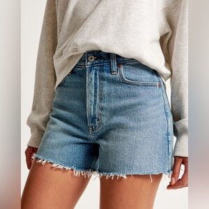 Abercrombie & Fitch High Rise 90s Cutoff Shorts